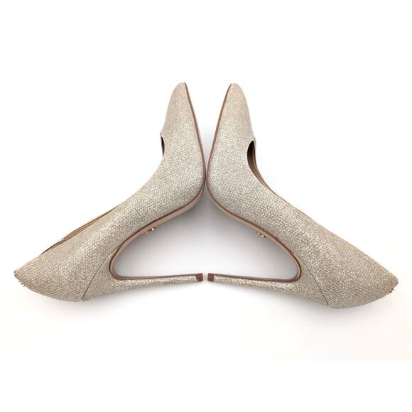 Sam Edelman Danna Pointed Toe High Heel Pump Jute Glam Mesh Size US5 EU36 - Picture 6 of 10